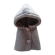 thumbnail image 2 of Hat De Invierno Pet Pet Dogs Caperina Hat Caliente Para Gatito De Animales Peque?os Dog Mediano A Grande S Gris, 2 of 5