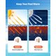 thumbnail image 4 of Cobertor para piscina VEVOR redondo de 15 pies, 12 mil, manta solar azul, 4 of 9