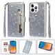 thumbnail image 1 of Funda Para Elegante Funda Iphone 15 Pro Glitter Con Cremallera-ideal Para El Uso Diario, 1 of 5