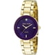 thumbnail image 1 of Reloj Anne Klein Gold-Tone Purple Dial With Second Hand Para Mujer, 1 of 2