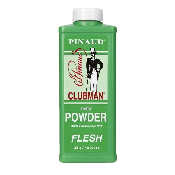 Polvo Clubman Finest Flesh para rostro y cuerpo 266 ml