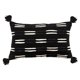 thumbnail image 2 of Funda De Almohada Tejida Con Borlas, Funda De Almohada Elegante, Decoración De Sofá De Algodón, Rectángulo Negro, 2 of 5