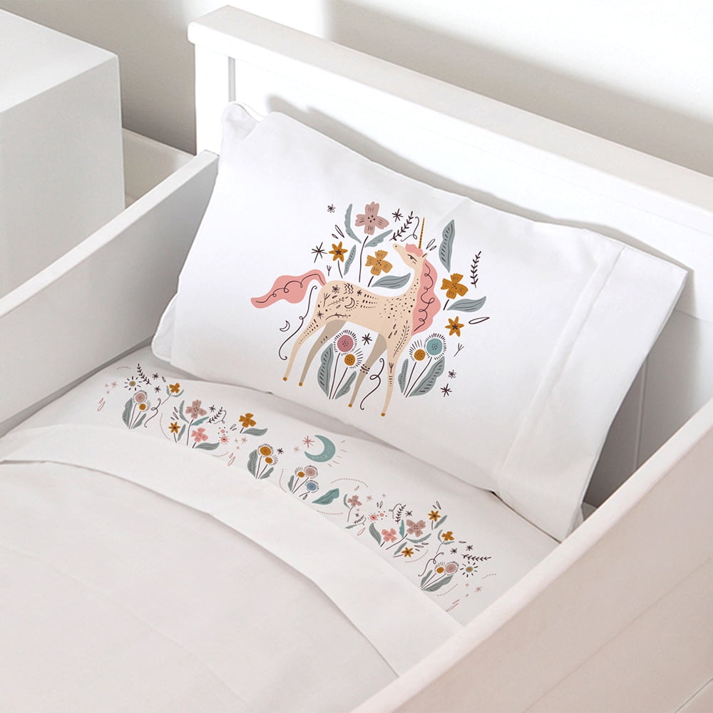 Tuyo Print - Juego De Sábanas Cuna Unicornio