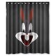 thumbnail image 1 of Cortina de ducha Bugs Bunny con ganchos (60 x 72 pulgadas), 1 of 3