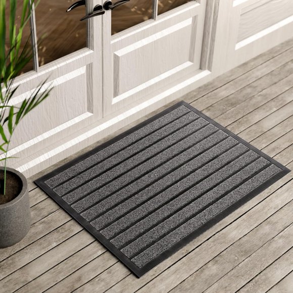 Felpudo ubdyo 91 cm x 61 cm Gris Brillante Extra Duradero