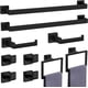 thumbnail image 1 of Set de accesorios de baño PAHSFS negro mate, 10 piezas, 1 of 6