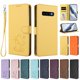 thumbnail image 3 of Funda de Gato tipo Libro para Samsung Galaxy S10 Plus, Amarillo, 3 of 6