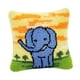 thumbnail image 1 of Juego De Agujas De Lengüeta DIY, Fundas De Almohada Artesanales Para Bordado, Alfombra, Elefante, 1 of 5