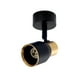 thumbnail image 1 of Foco Spot Cielo O Muro Porta 1xgu-10 Round Negro/dorado Incluye Ampolleta, 1 of 3