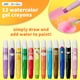 thumbnail image 3 of Set De Crayones De 12 Colores Acuarelables Retráctiles, 3 of 6