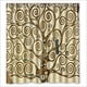 thumbnail image 1 of Cortina de ducha estilo flor, juego de cortinas de baño con ganchos, tamaño 66 x 72 pulgadas, 1 of 3