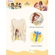 thumbnail image 4 of Traje de baño para cubrir a la princesa Bella de Disney para niñas de 4 a 7 años, 4 of 7
