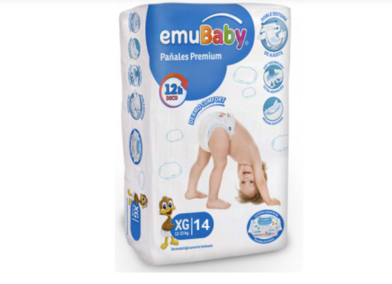 Pack X8 Emubaby Premium Xg 112 Pañales