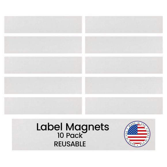 Etiquetas NapTags 15 cm x 5 cm reutilizables, paquete de 10