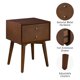 thumbnail image 5 of Mesa de noche Landon de madera caoba de Crosley Furniture, 5 of 9