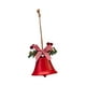 thumbnail image 3 of Campana De Navidad Hecha A Mano Linda Para Decoración De árbol De Navidad Para Porche Guirnalda De Navidad 1 Campana De Trompeta Roja, 3 of 5