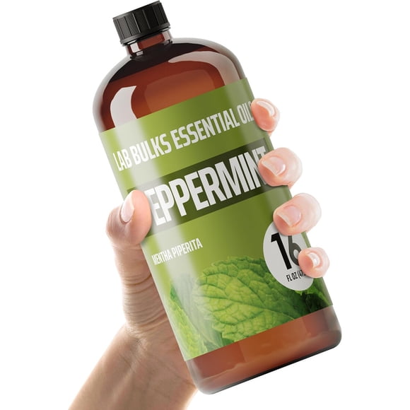 Aceite esencial de menta Lab Bulks, 16 oz