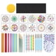 thumbnail image 2 of Mandala Rock Painting Kit Plantilla Mandala Arts Para Muebles De Vidrio Scrapbook, 2 of 5