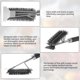 thumbnail image 3 of Cepillo para Parrilla Edgnb 46 cm Acero Inoxidable 3 en 1, 3 of 7