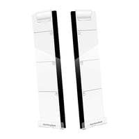 Magideal - Tablero De Notas Para Monitor De Ordenador, Recordatorio De Notas Adhesivas, Acrílico, Elegante, Soporte Para Teléfono, Panel Lateral Para Pantalla De