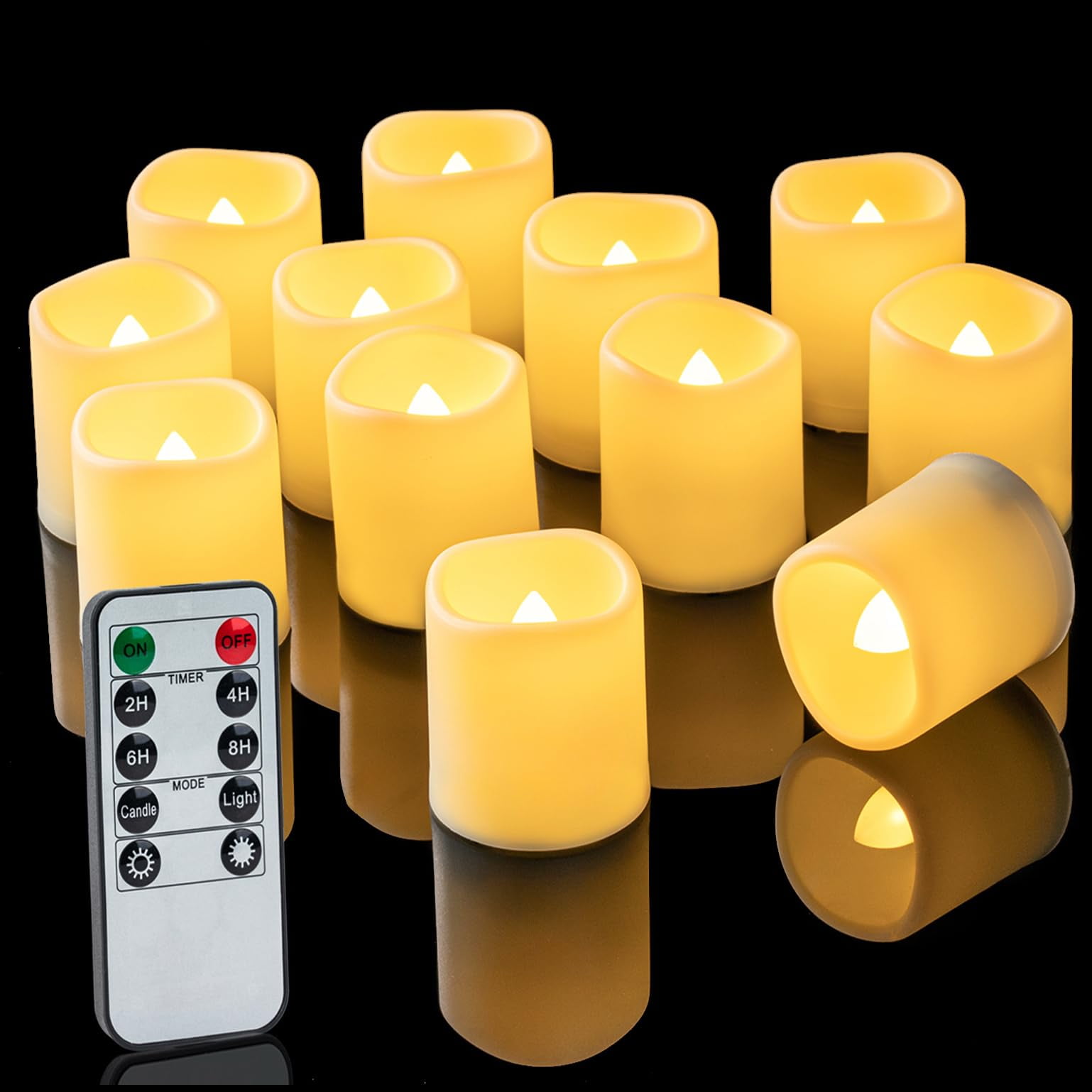 Velas Votivas Led Con Control Remoto Homemory, Más De 400 Horas
