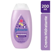 Crema Hidratante Para Bebé Para Antes De Dormir 200 Ml Johnson'S Baby