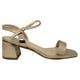 thumbnail image 1 of SANDALIAS DE FIESTA HUALUNAOTE CHAMPAGNE | T2112 - Talla 37, 1 of 5