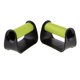 thumbnail image 4 of 1 par de soportes Pushup Empuje hacia arriba Barras antideslizantes Empuje hacia arriba Manijas verdes, 4 of 5