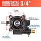 thumbnail image 4 of Bomba para hidrolavadora YAMATIC 3200 PSI 2.5 GPM horizontal, 4 of 6