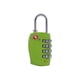 thumbnail image 1 of Candado Seguridad Para Bolsos Y Maletas Con Clave Verde - Ps, 1 of 2