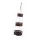 thumbnail image 1 of Cesta de fruta colgante para debajo del gabinete, cesta organizadora tejida de 3 niveles, macetas colgantes para plantas, cesta de fruta colgante para, 1 of 5