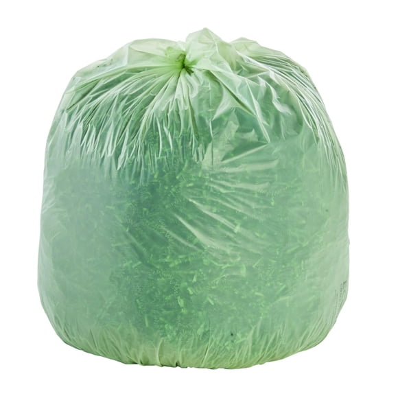 Bolsas de abono Stout E2430E85 EcoSafe-6400, 13 galones, 32 L, 0,021 mm, 60 x 76 cm