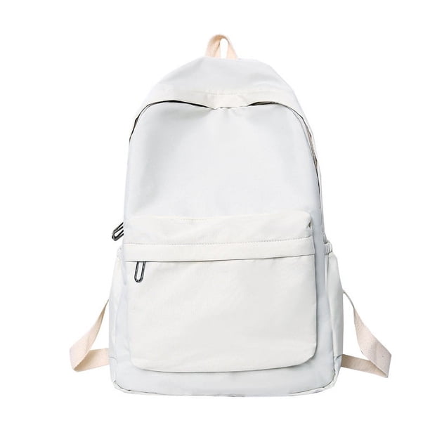 New Women's Backpack Large Capacity Travel Bag School Season New Students Casual Solid Color Mochila