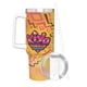 thumbnail image 3 of Kiya y los Héroes Kimoja Vaso aislado de acero inoxidable con asa, diseño temático, regalo para familia, amigos y fans; incluye pajita y encaja en el portavasos estándar, 40 oz, 3 of 6