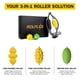 thumbnail image 3 of Rodillo muscular Rolflex The Massage Combo portátil 3 en 1, 3 of 6