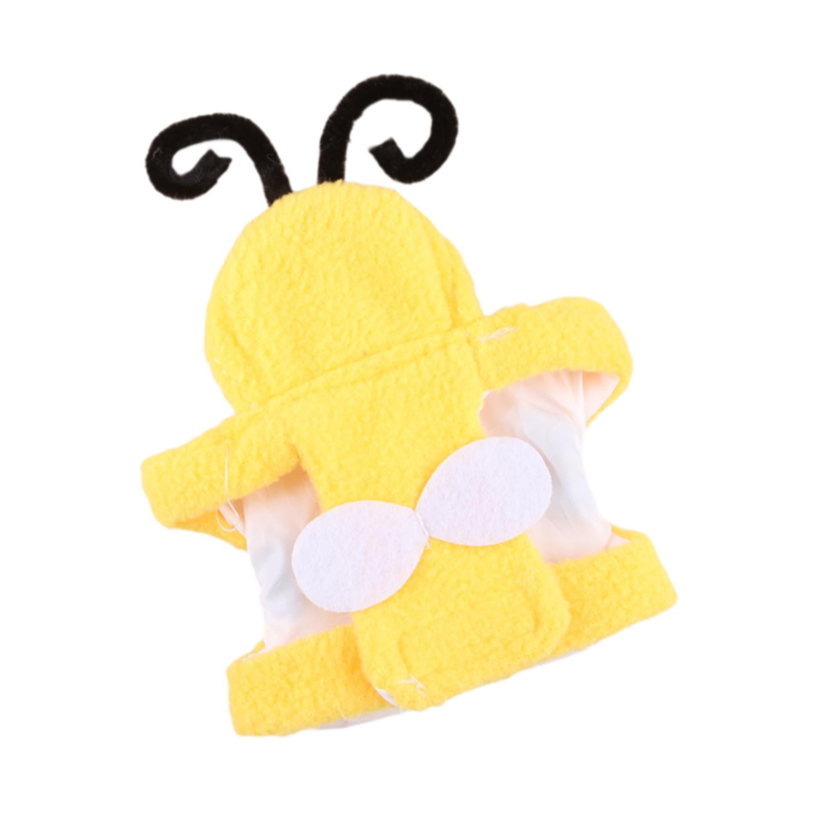 Ropa Para Pájaros Para Mascotas Disfraz De Pájaro Con Forma De Abeja Para Cumpleaños Periquitos Grises Africanos M