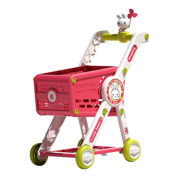 Carro de compras de juguete para niños. Los niños simulan tener un carrito de compras. Carrito de compras Fun Mart para niños a partir de 3 años. niño Sólo carrito de compras