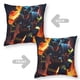 thumbnail image 2 of Bomberos Fundas de almohada de terciopelo con tema, regalos de funda de almohada, decoración para el hogar, cojín de lanzar, regalo de cumpleaños para fans y parejas.61*61cm., 2 of 6