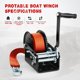 thumbnail image 2 of Cabrestante para remolque de bote Nilight 1600 kg, cinta de 10 m, trinquete bidireccional, 2 of 9