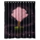 thumbnail image 1 of Cortina de ducha de baño con diseño de flor de cerezo de Honey Day House, con ganchos, tamaño 60 x 72 pulgadas, 1 of 3