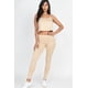 thumbnail image 1 of CC Clothing Conjunto de Top y Leggings de Tirantes Finos, sin Mangas, Talla Mediana para Mujer, 1 of 2
