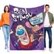 thumbnail image 1 of Ren y Stimpy anti-pilling, suave, ligera, esponjosa y acogedora de lujo para hogar y cocina – Perfecta para niños y adultos,100X130cm, 1 of 6