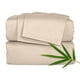thumbnail image 1 of Juego de sábanas Pure Bamboo Twin color almendra, 1 of 4