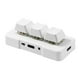 thumbnail image 3 of Teclado De 3 Teclas Programa Personalizado Cortar Copiar Pegar Acceso Directo Teclado Mecánico Blanco, 3 of 3