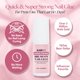 thumbnail image 4 of Pegamento para uñas Brush On Glamnetic Super Strong (2 botellas), 7 ml, 4 of 6