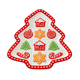thumbnail image 1 of Plato Navideño Decorativo En Forma De Árbol De Navidad, 1 of 3