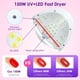 thumbnail image 3 of Lámpara de uñas de gel UV Liteland, 150 W, secador de uñas UV, luz LED, 3 of 6