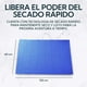 thumbnail image 5 of Toalla De Microfibra Terry Azul, 5 of 7