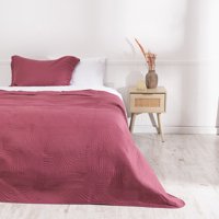 Mashini - Quilt Cordoba Lisa 1.5 P Burdeo