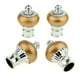 thumbnail image 1 of Tapas Decorativas Para Barra De Cortina, 28 Mm De Diámetro Interior. Estilo Dorado Brillante_1, 1 of 5
